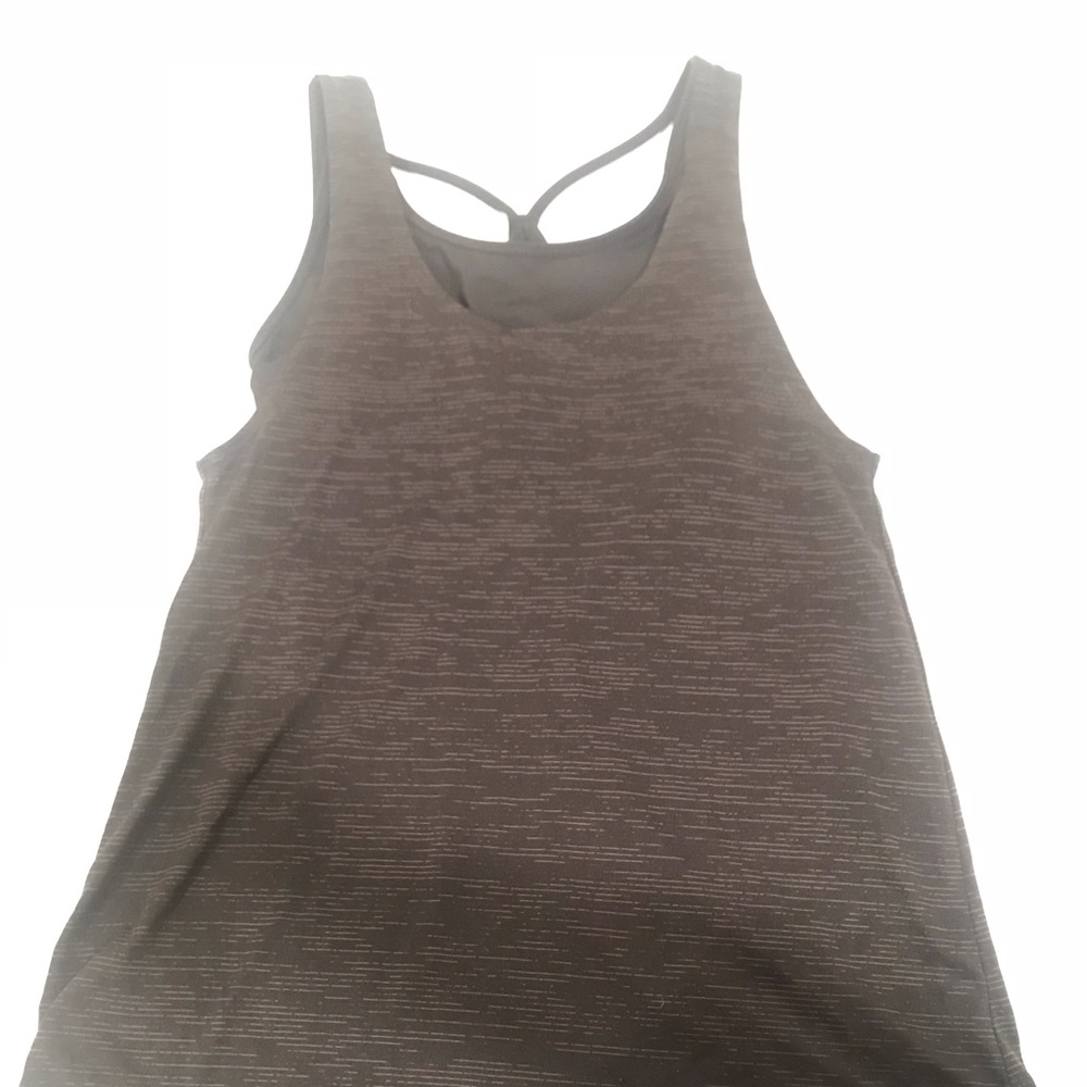 Black Champion Tank Top with Built-In Bra